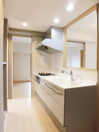 最適な作業動線で快適なキッチンに　新宿区K様邸